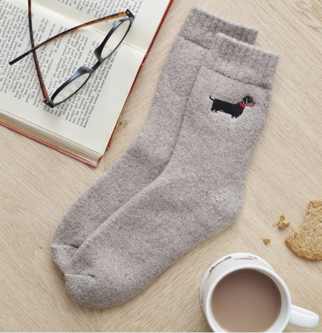 Dachshund Dog Walker Socks