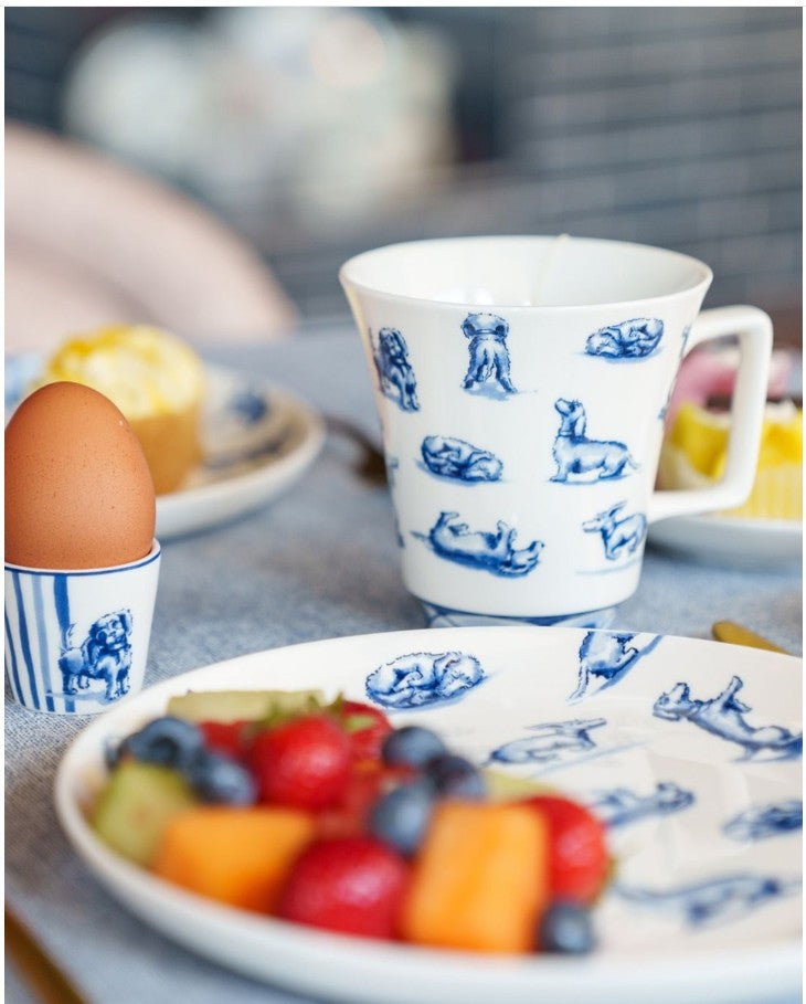 Dachshund porcelain plate