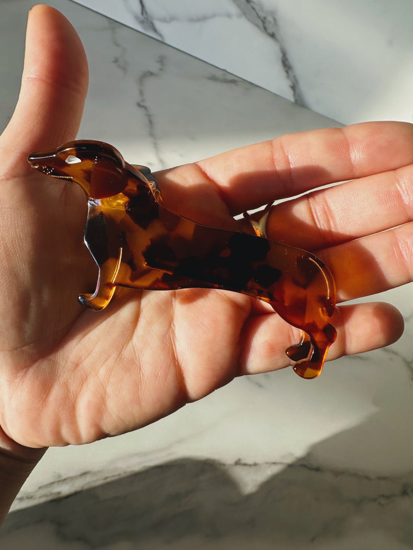 Dachshund hair clip