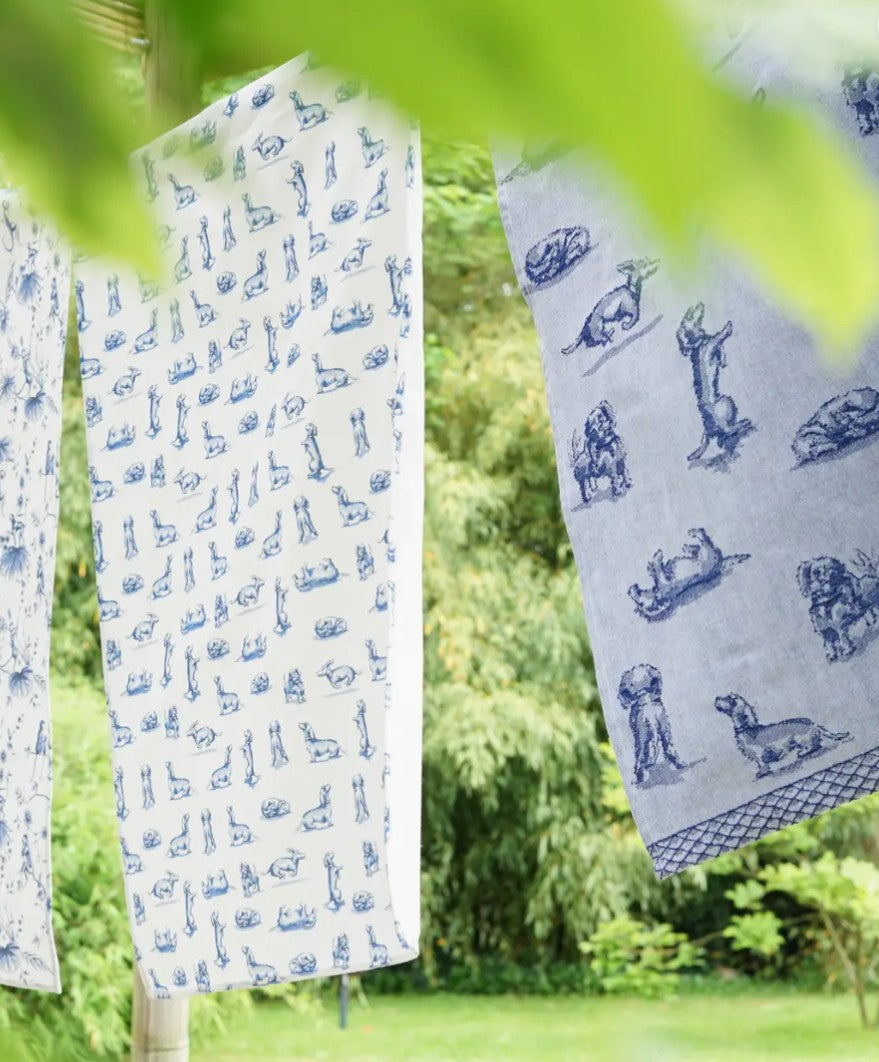 Long hair dachshund luxurious tea towel